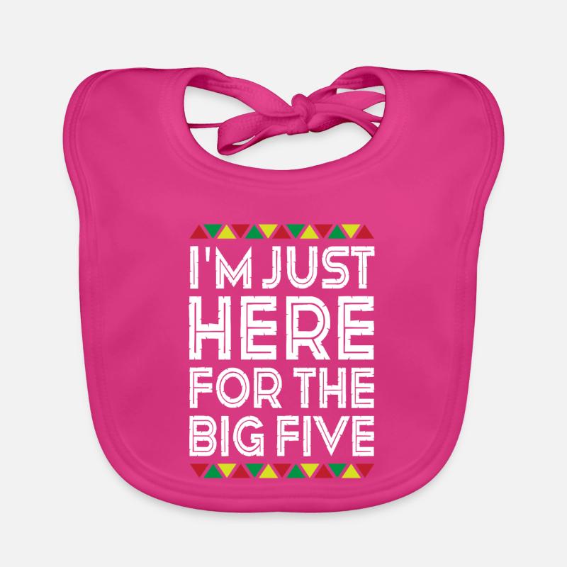 Just Here For The Big Five Baby Bio-Lätzchen