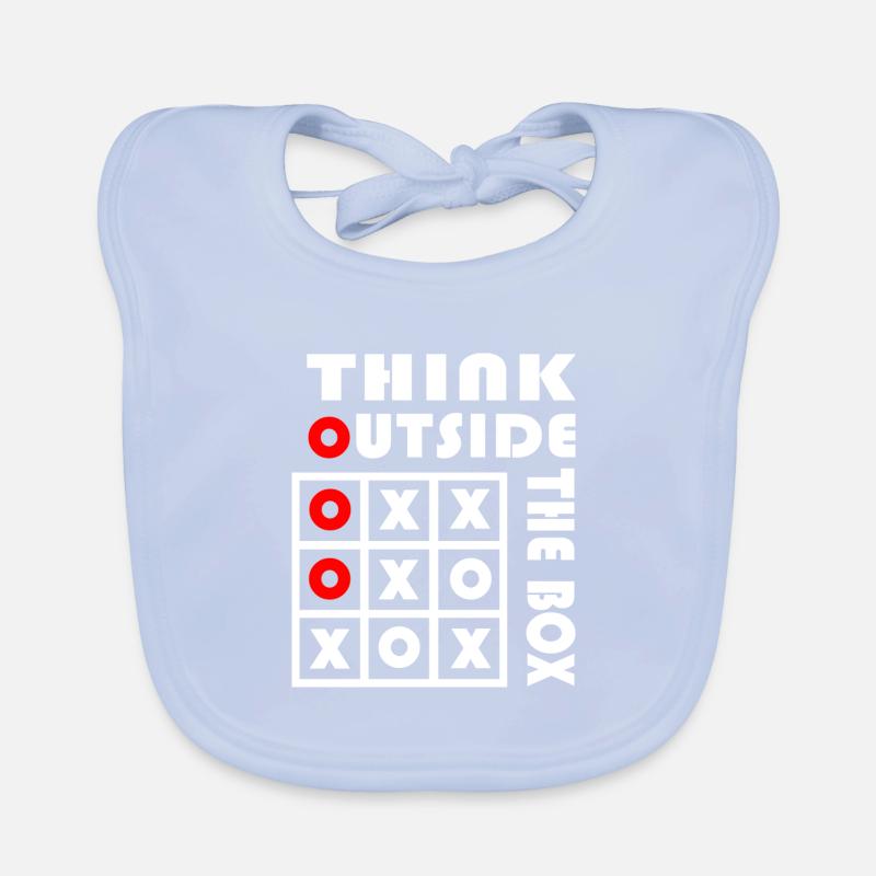 Think Outside The Box Querdenker Geek Geschenk Baby Bio-Lätzchen