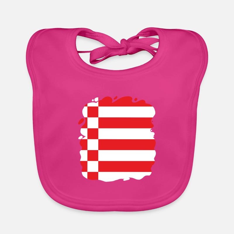 Drapeau de Brême Drapeau de Brême Bavoir bio Bébé