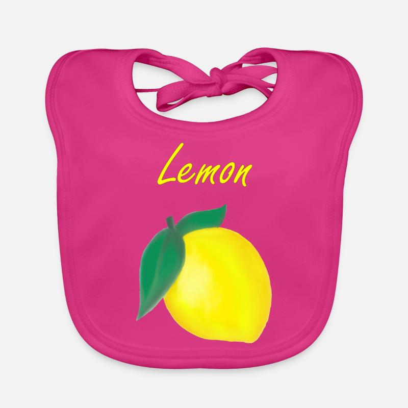 Lemon - lemon Organic Baby Bibs