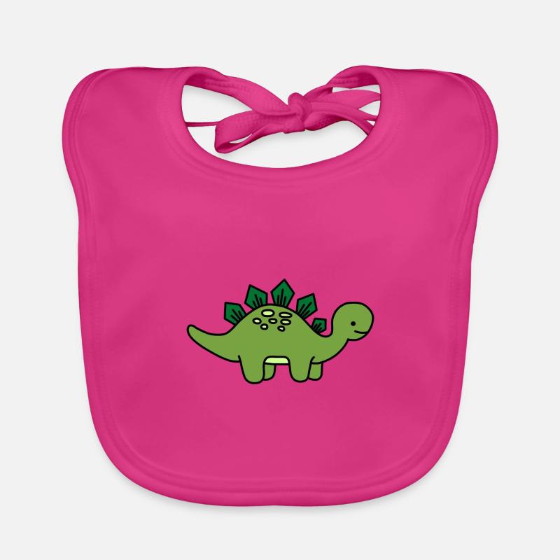 Dino Child Stegosaurus Organic Baby Bibs