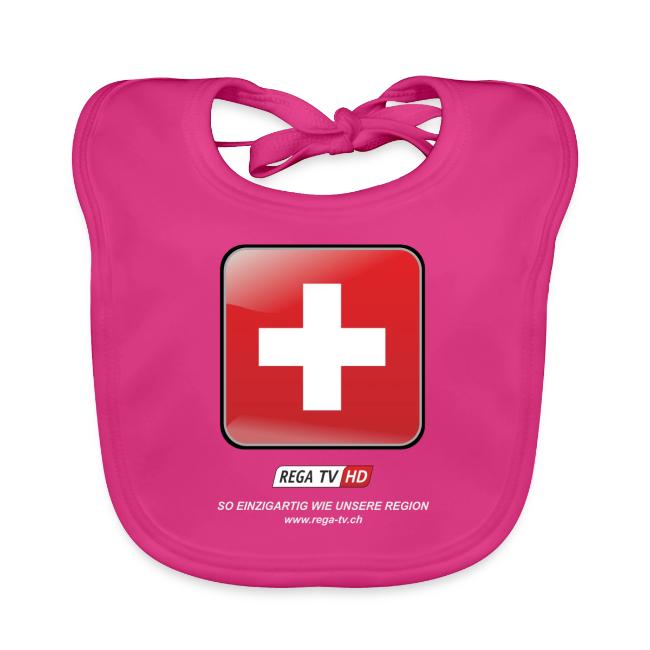 REGA-TV: Switzerland, weisse Schrift