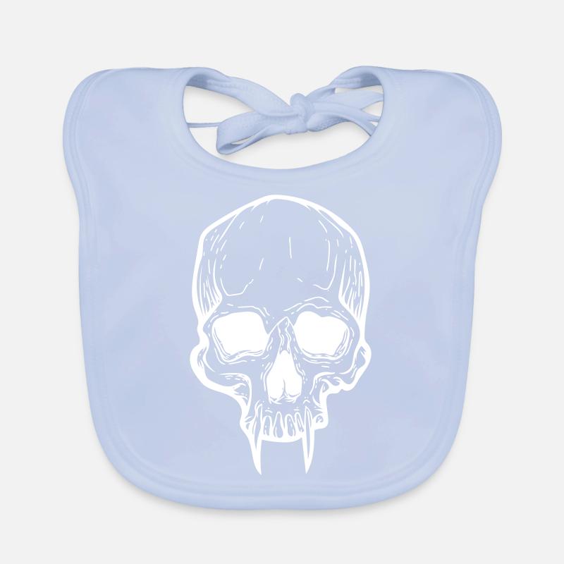 Vampire skull Organic Baby Bibs