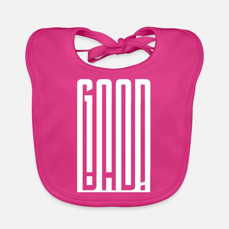 Good - Bad - Good - Bad Organic Baby Bibs