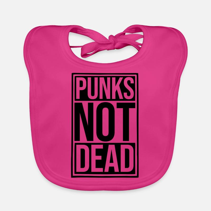 punks pas mort citation Bavoir bio Bébé