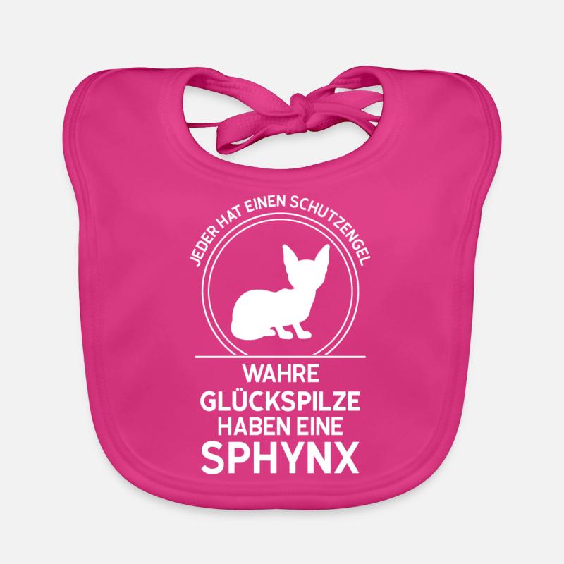 Sphynx Katze Sphynx Katze Geschenk Baby Bio-Lätzchen