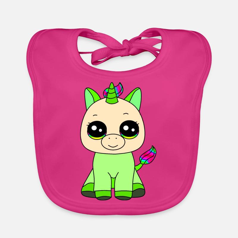Kleines Einhorn Baby Bio-Lätzchen