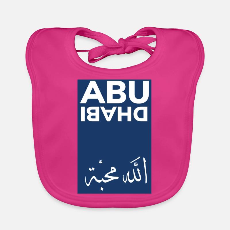 Creative Abu Dhabi Souvenir Organic Baby Bibs