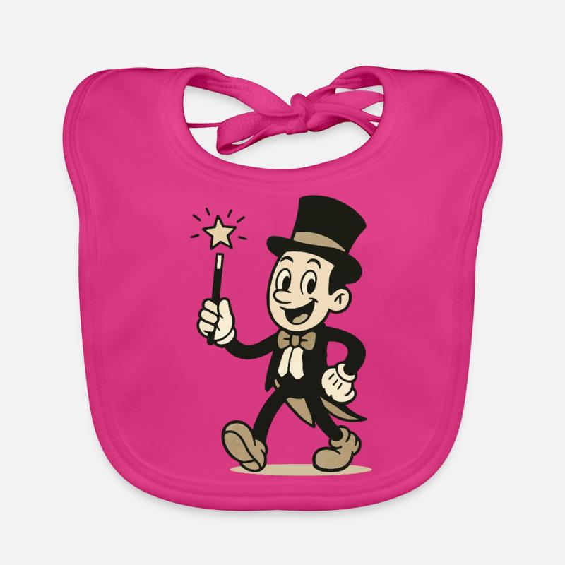 zauberer comic Baby Bio-Lätzchen