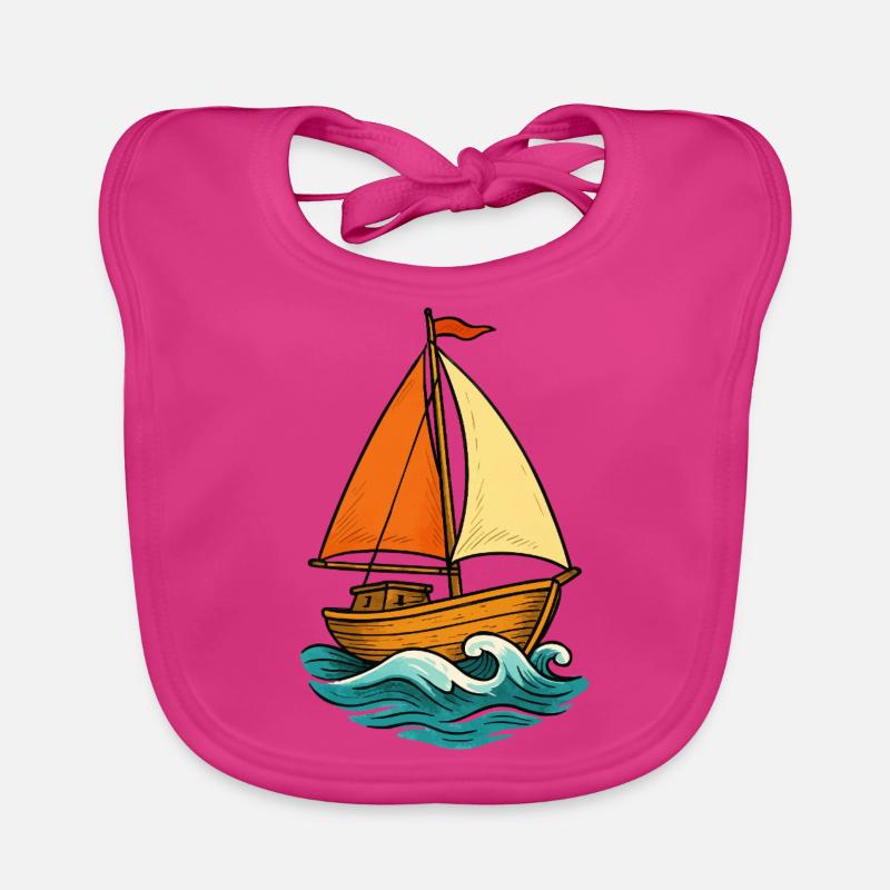 segelboot Baby Bio-Lätzchen
