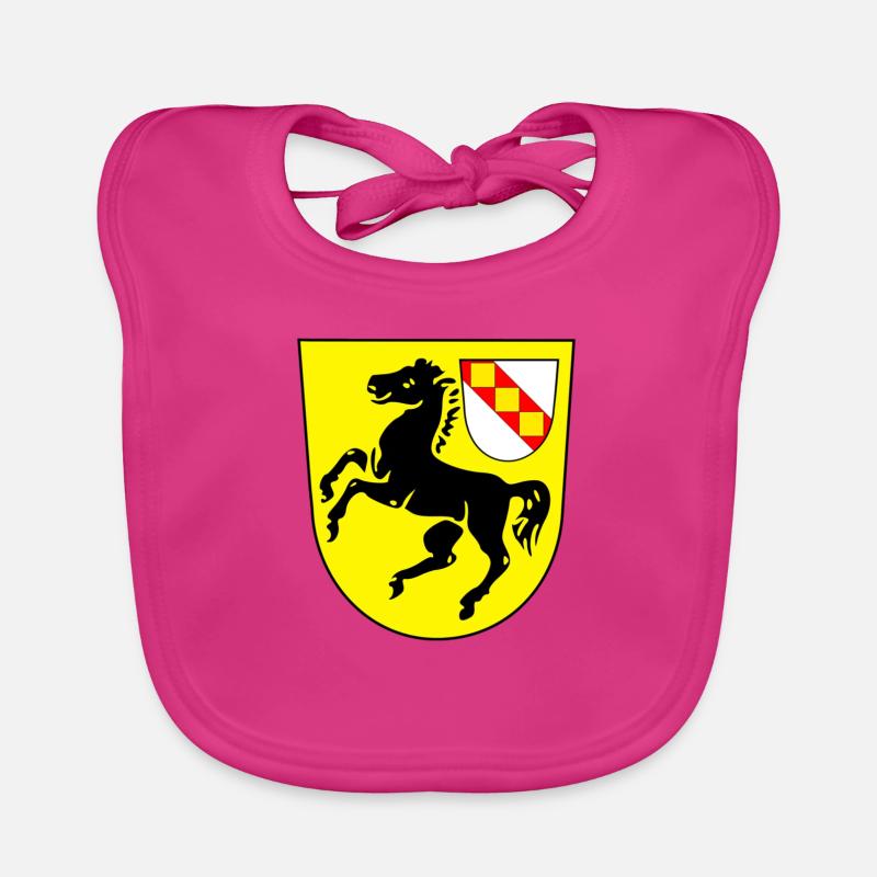 Wanne Eickel - Baby Bio-Lätzchen - Fuchsia