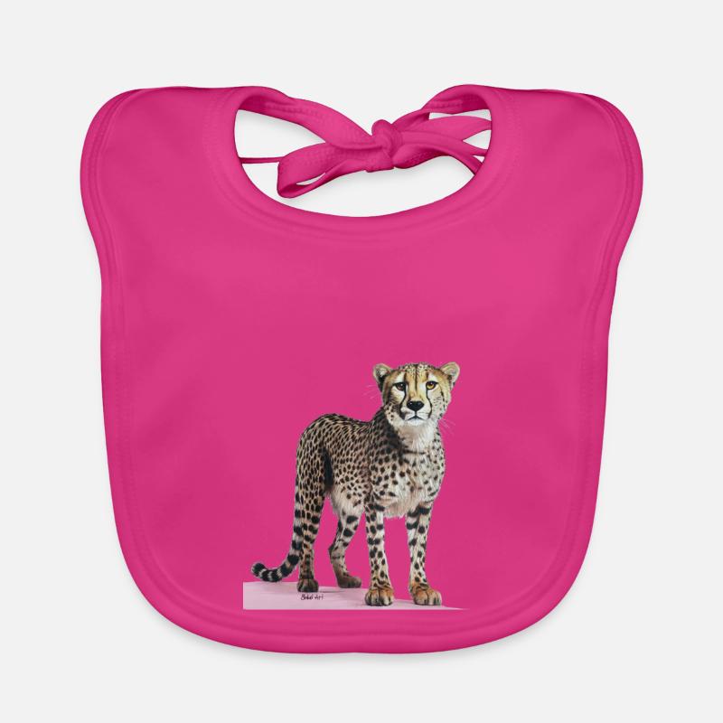 Cheetah - Gepard Baby Bio-Lätzchen