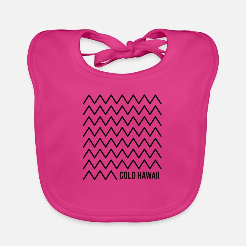 Cold Hawaii - Baby Bio-Lätzchen - Fuchsia