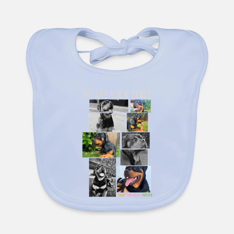 Collage de voix de chien Bavoir bio Bébé