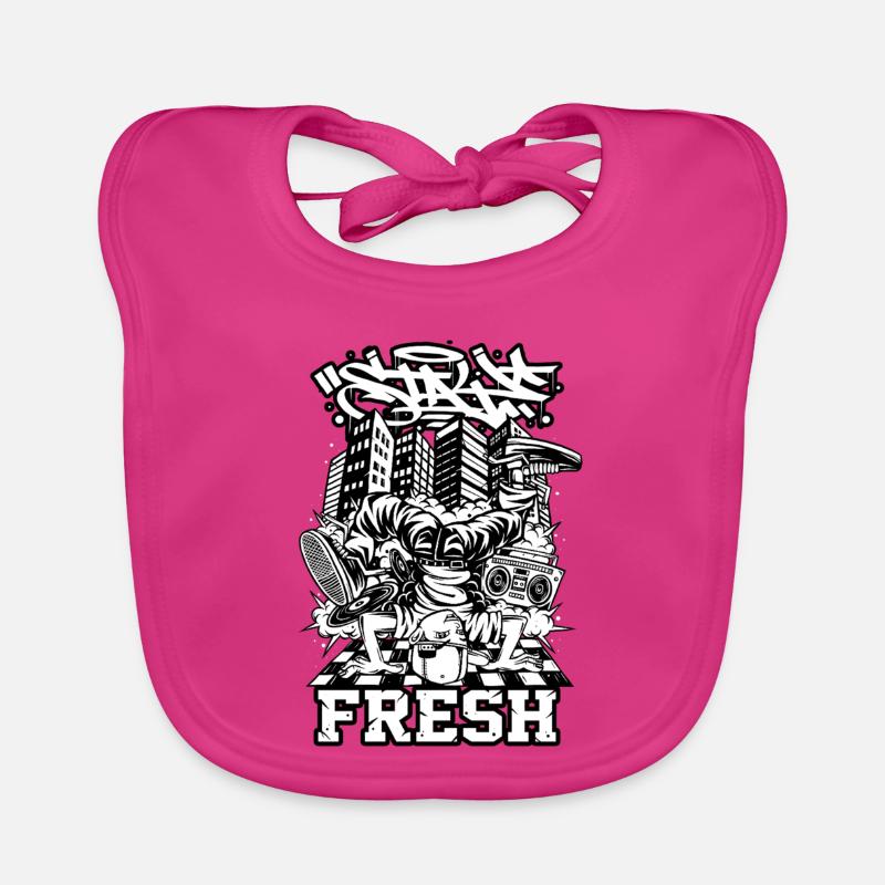 Breakdancing | B-Boy | Hip Hop Organic Baby Bibs