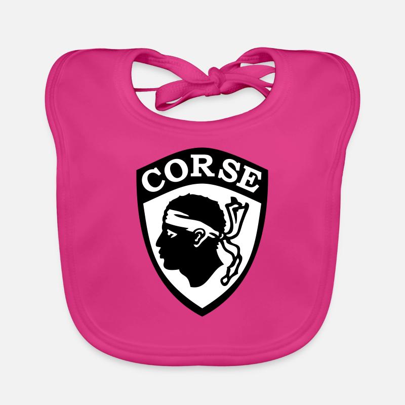 Corse Blason Bavoir bio Bébé