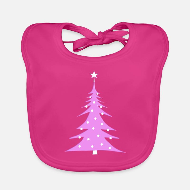 Christmas tree Organic Baby Bibs