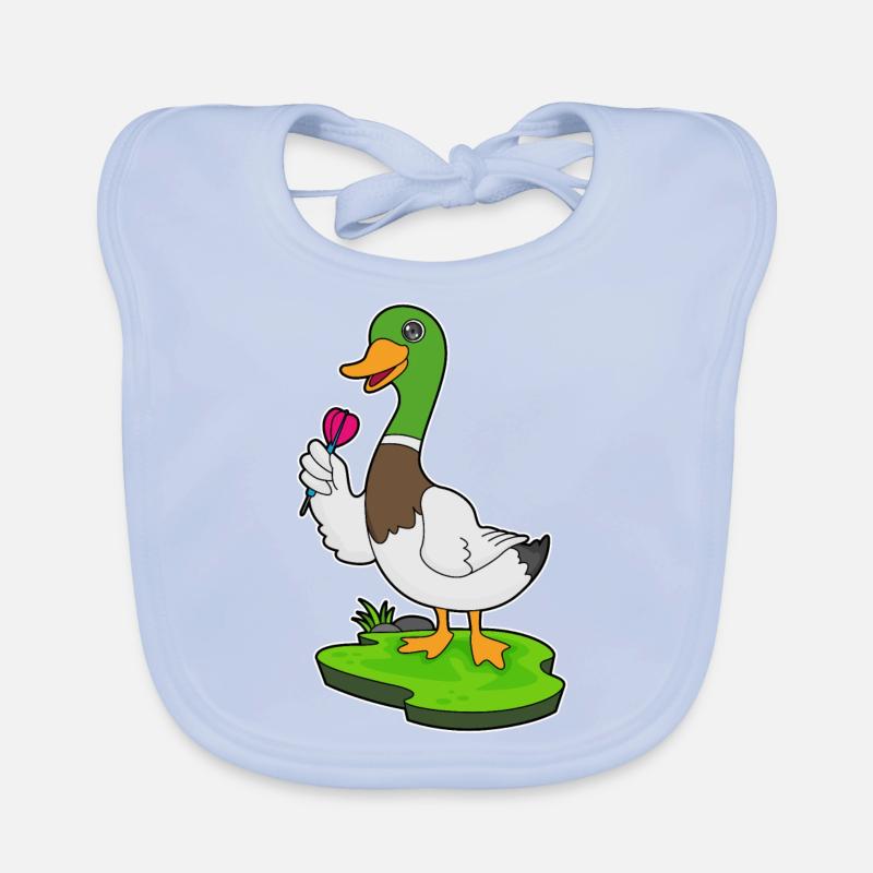 Fléchette de canard Bavoir bio Bébé