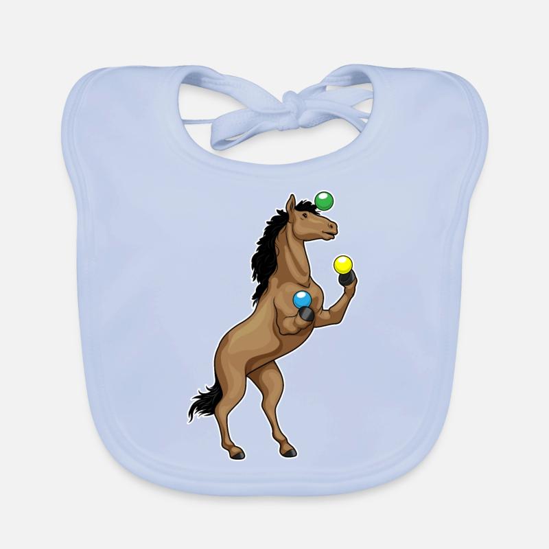 Jongleur de cheval Bavoir bio Bébé