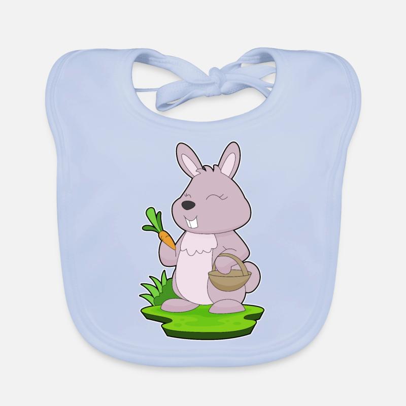 Panier de carottes de lapin Bavoir bio Bébé