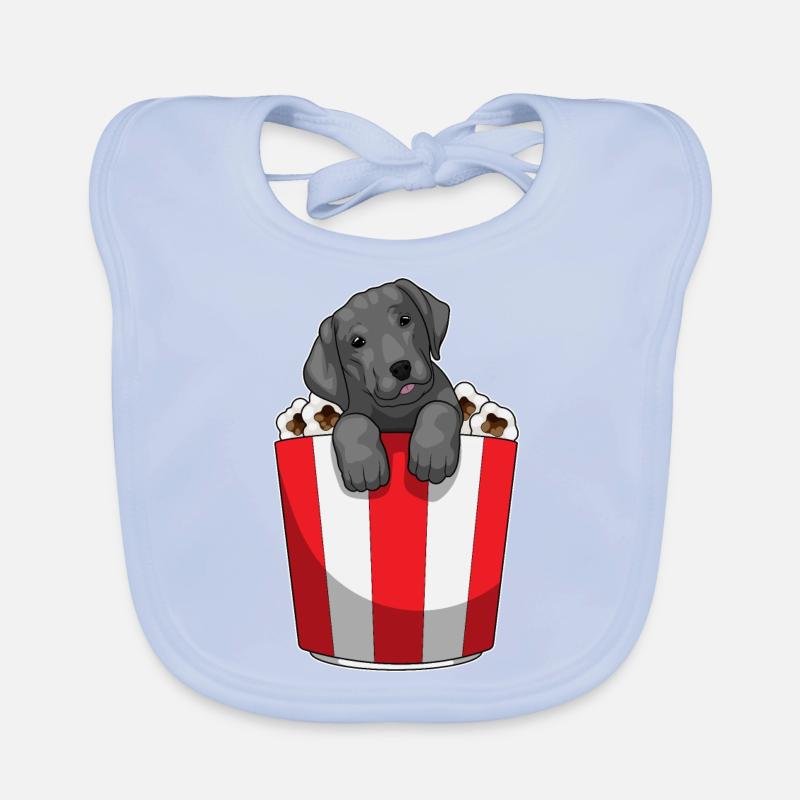 Maïs soufflé du Labrador Bavoir bio Bébé