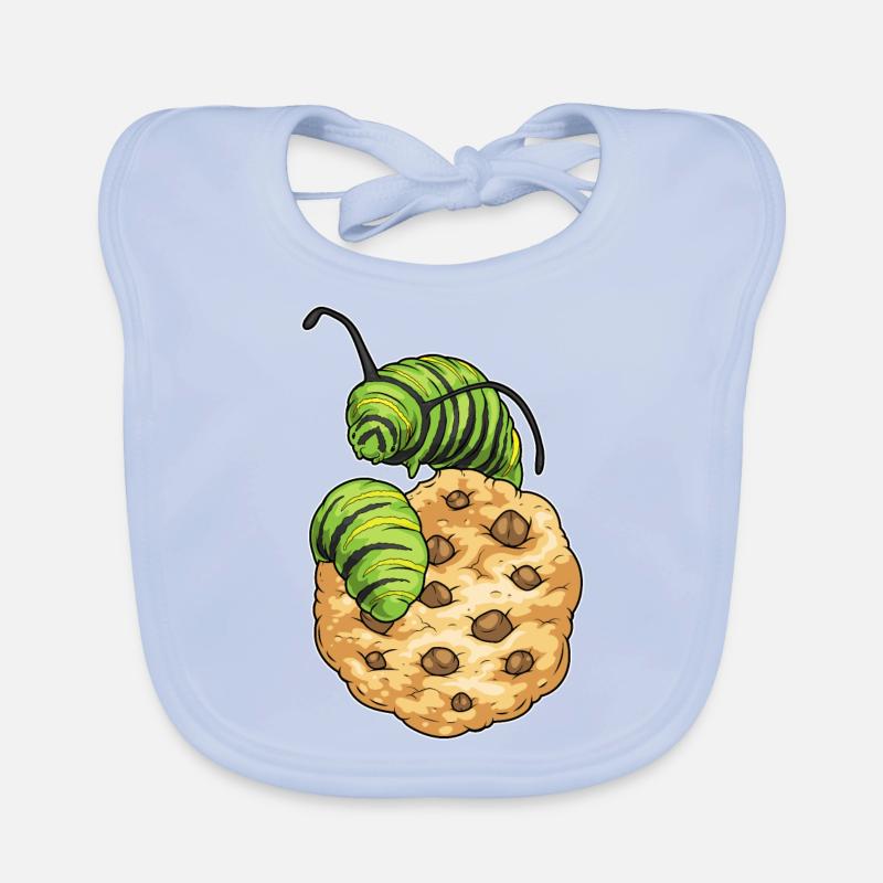 Raupe Cookie Baby Bio-Lätzchen