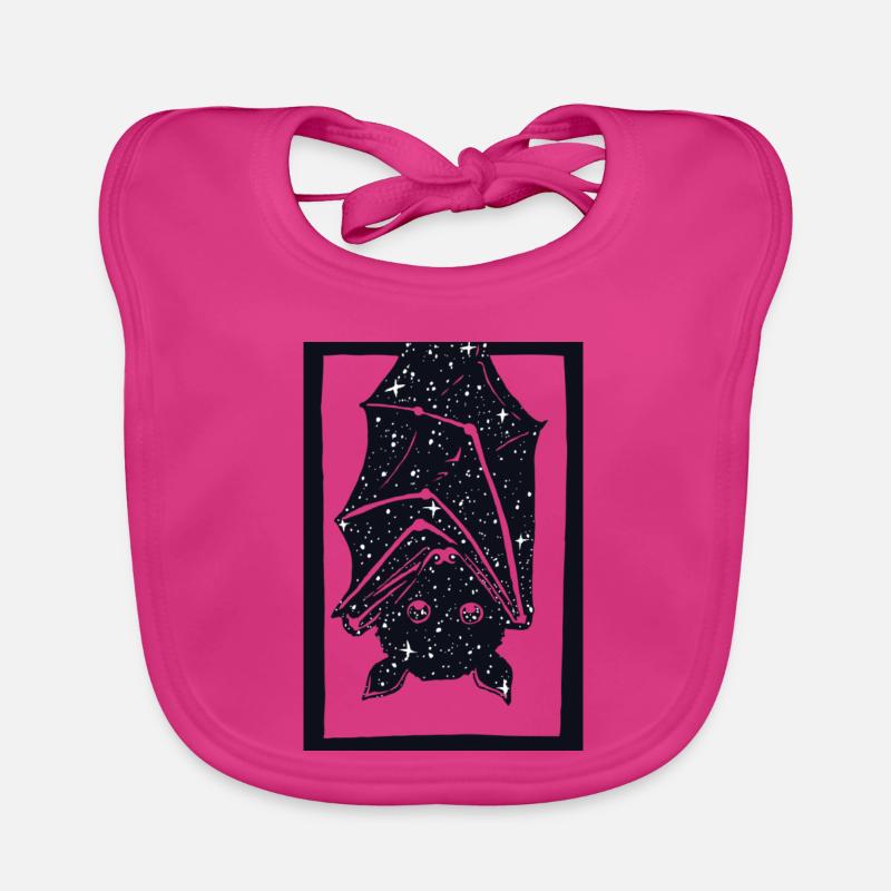 Spacebat - Baby Bio-Lätzchen - Fuchsia