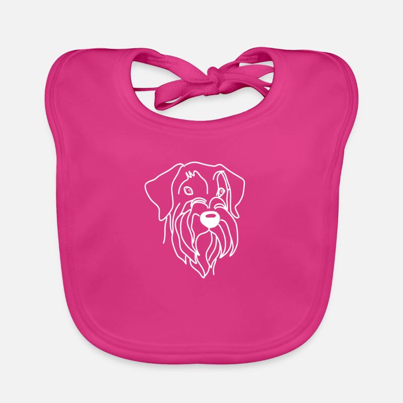 Schnauzer géant Bavoir bio Bébé