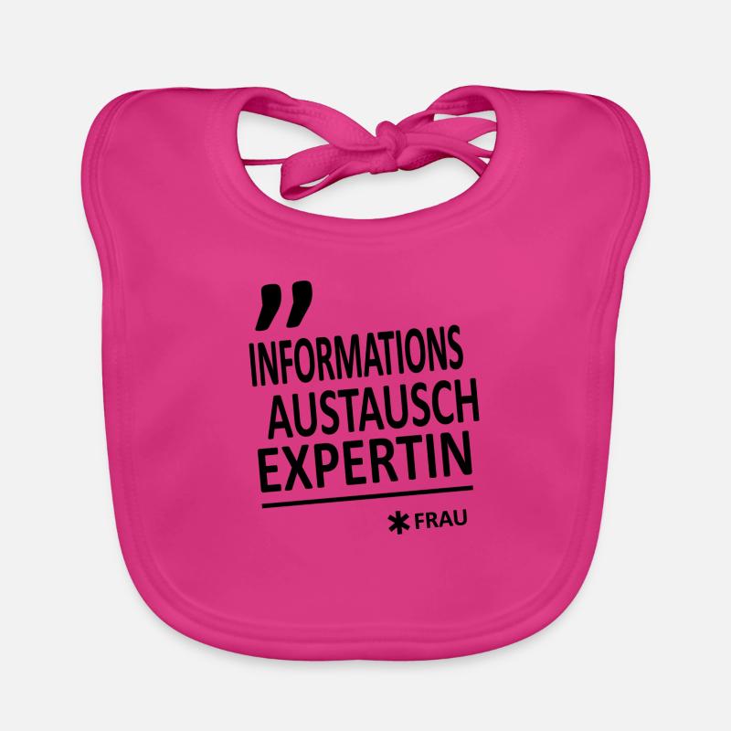 Informationsaustauschexpertin(Frau)-Version 1 Baby Bio-Lätzchen
