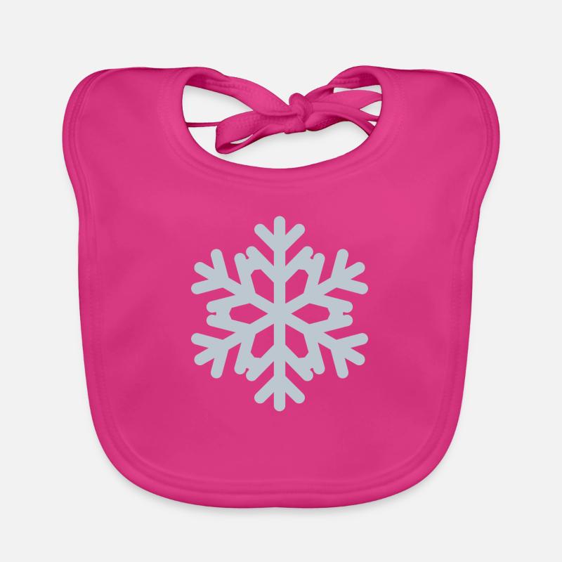 Flocon de neige Bavoir bio Bébé