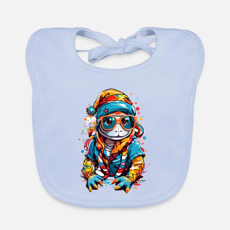 Lizard Organic Baby Bibs
