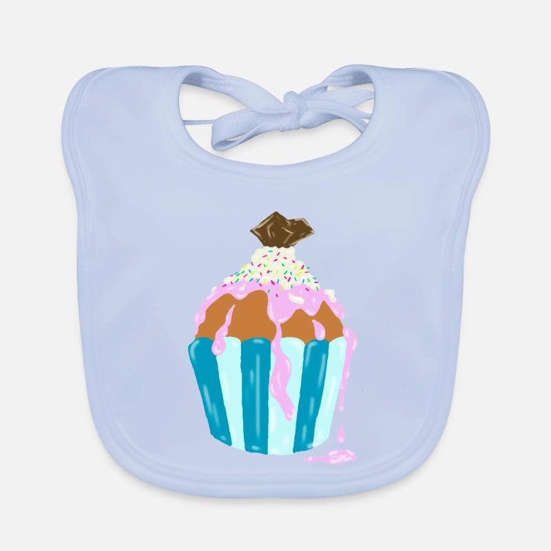 Cupcake, Törtchen Baby Bio-Lätzchen