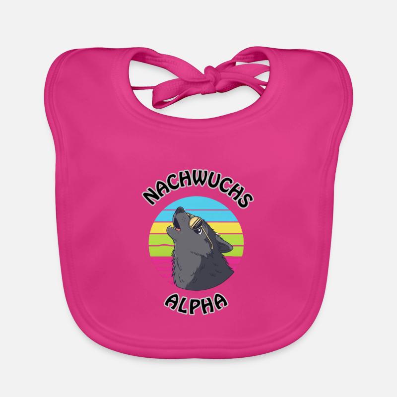 Nachwuchs Alpha Wolf Baby Design Baby Bio-Lätzchen