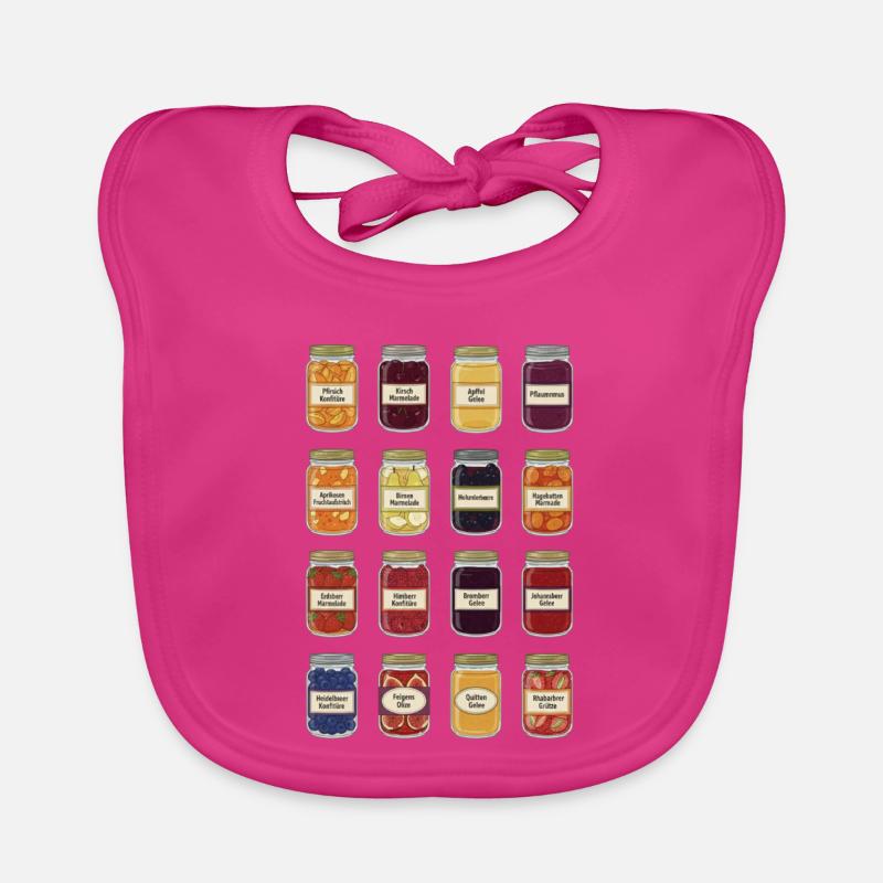Jam in a jar Organic Baby Bibs