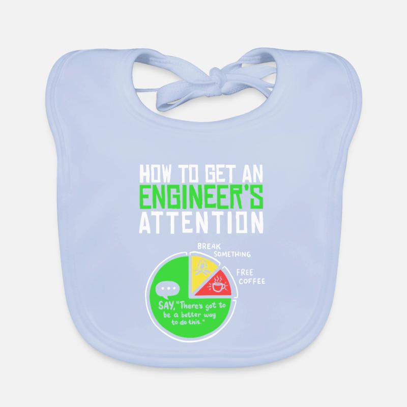 Engineer: How to Get Their Attention Organic Baby Bibs