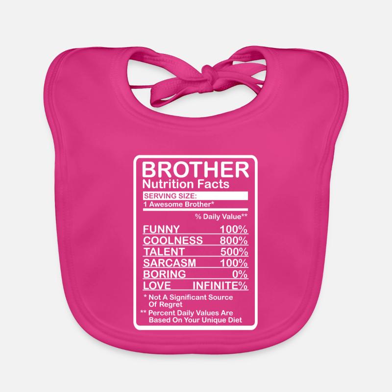 Brother Nutritional Values Organic Baby Bibs
