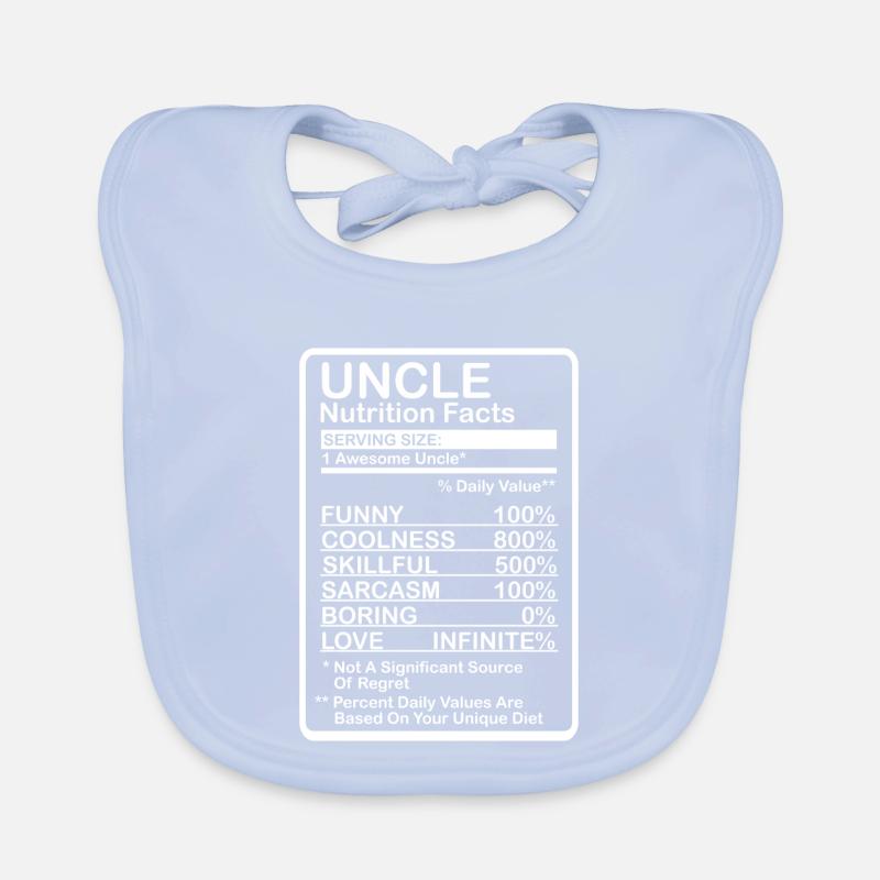 Uncle Nutritional Values Organic Baby Bibs