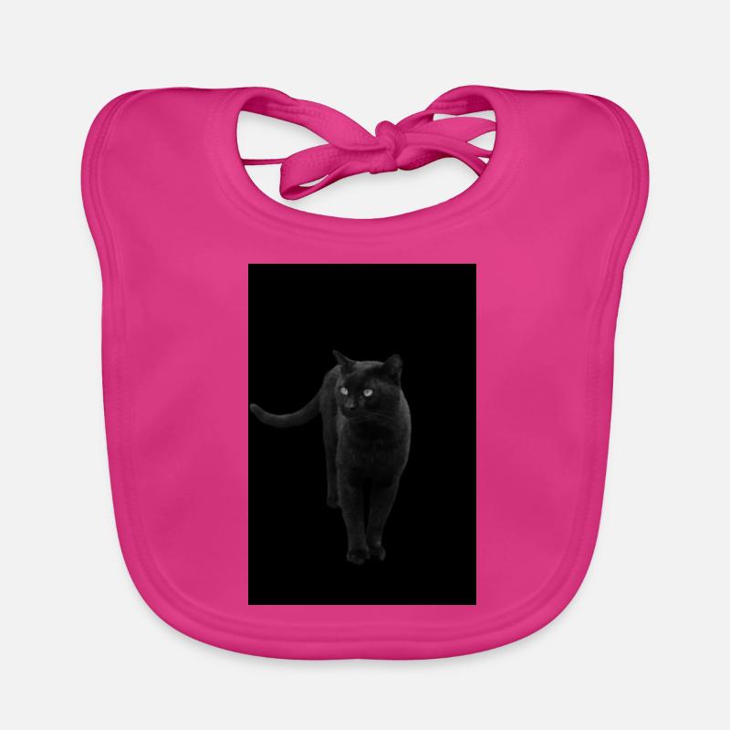 chat noir chat chaton Bavoir bio Bébé