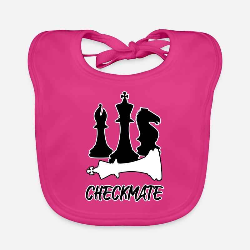 Échecs - échec et mat Bavoir bio Bébé