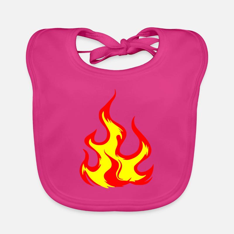 Feuer Baby Bio-Lätzchen