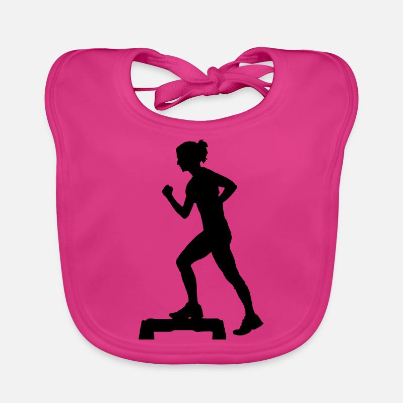 Aerobic - Baby Bio-Lätzchen - Fuchsia