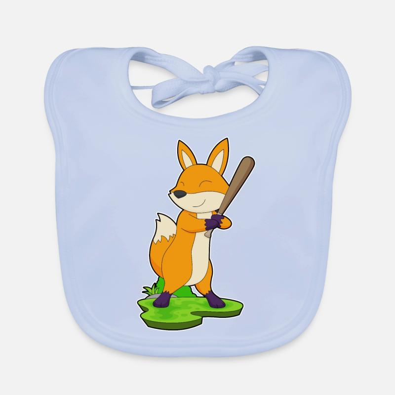 Batte de baseball Fox Bavoir bio Bébé
