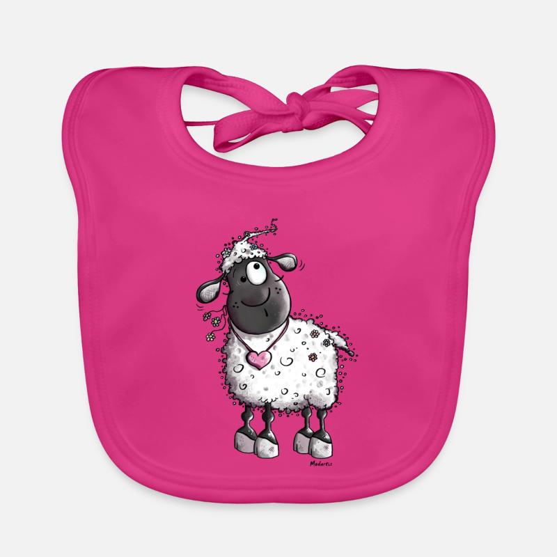 Verträumtes Schaf Baby Bio-Lätzchen