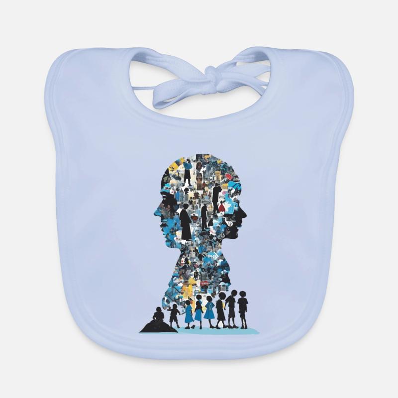 The Human Puzzle Organic Baby Bibs