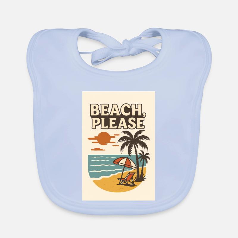 Beach, Please Baby Bio-Lätzchen