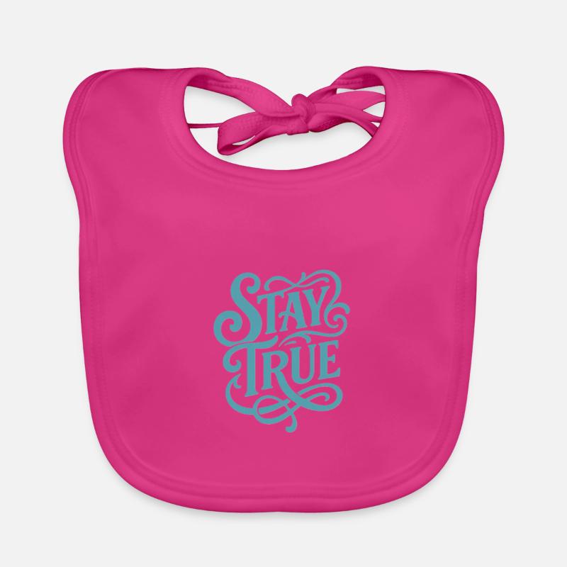 Stad True Typography Swing Bavoir bio Bébé