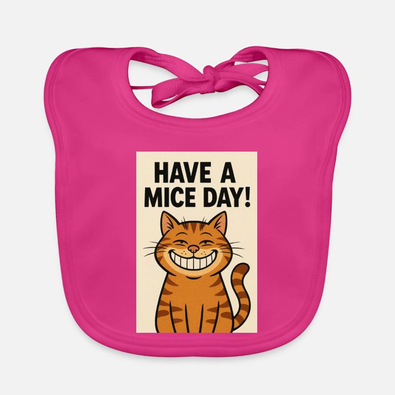 Have a Mice Day Katzenlachen Bavoir bio Bébé