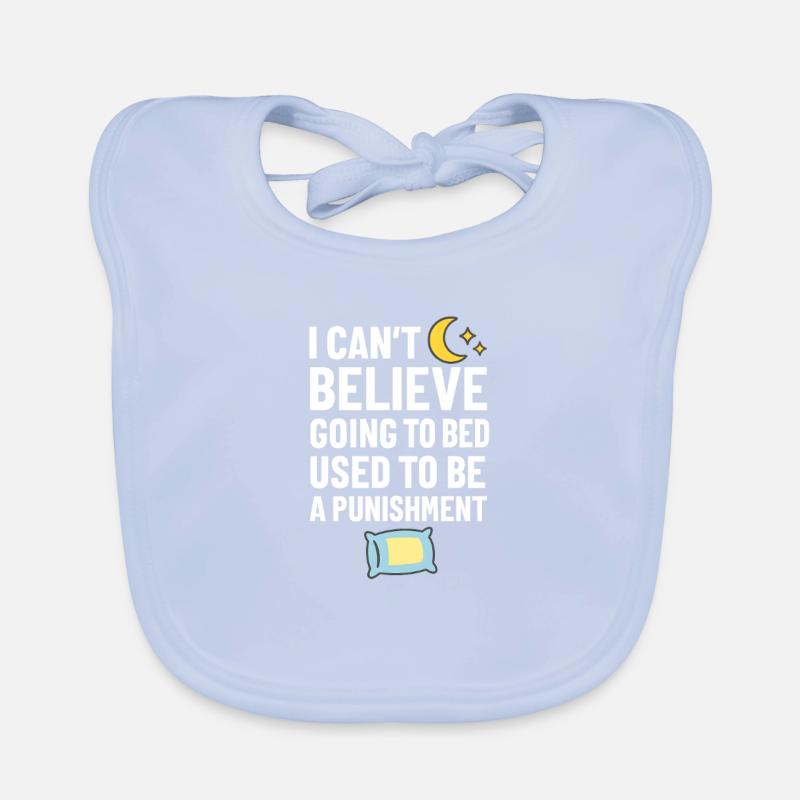 Bedtime Punishment Meme, Sleeping  Organic Baby Bibs