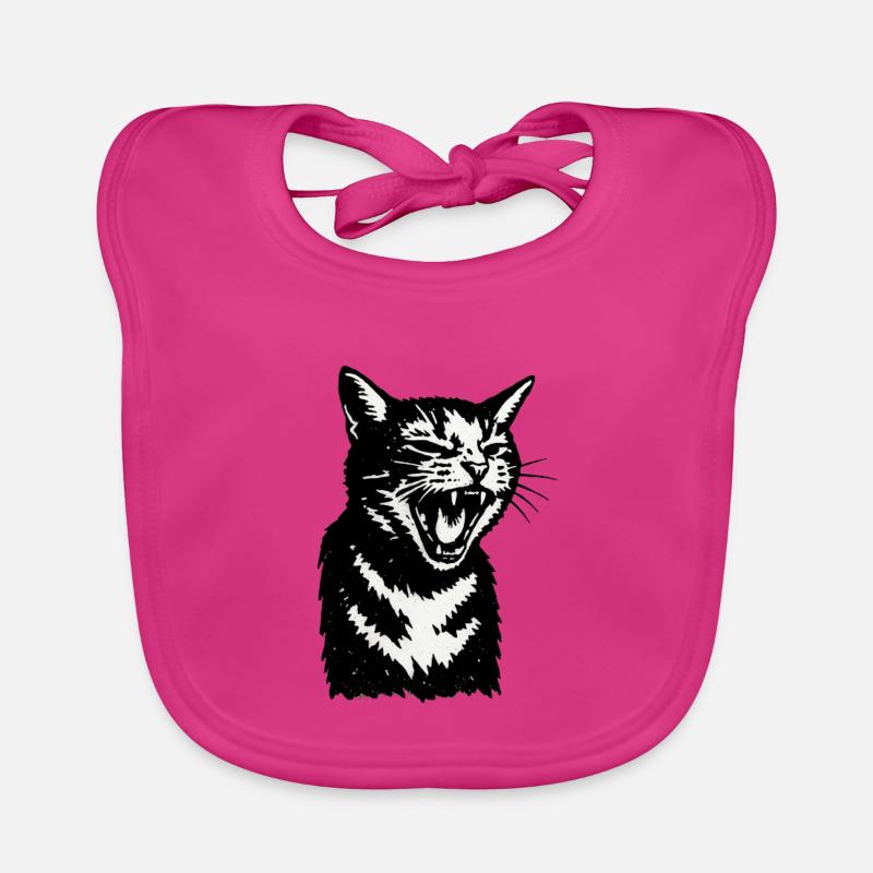Screaming Shadowcat Organic Baby Bibs