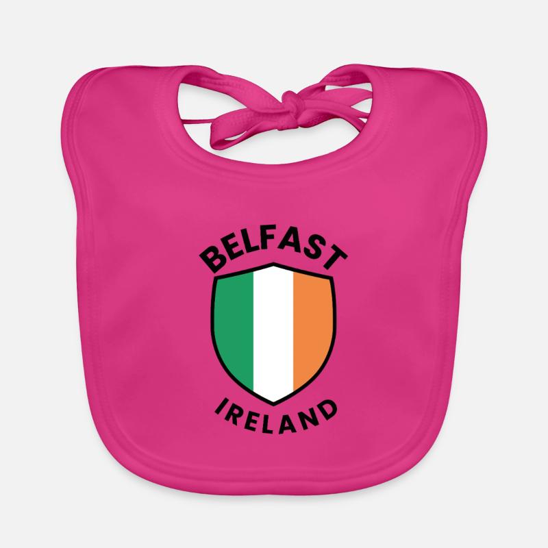 Bouclier d’Irlande de Belfast Bavoir bio Bébé